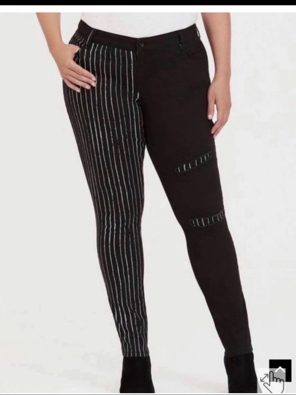 Torrid nightmare before Xmas skinny jeans, size 18